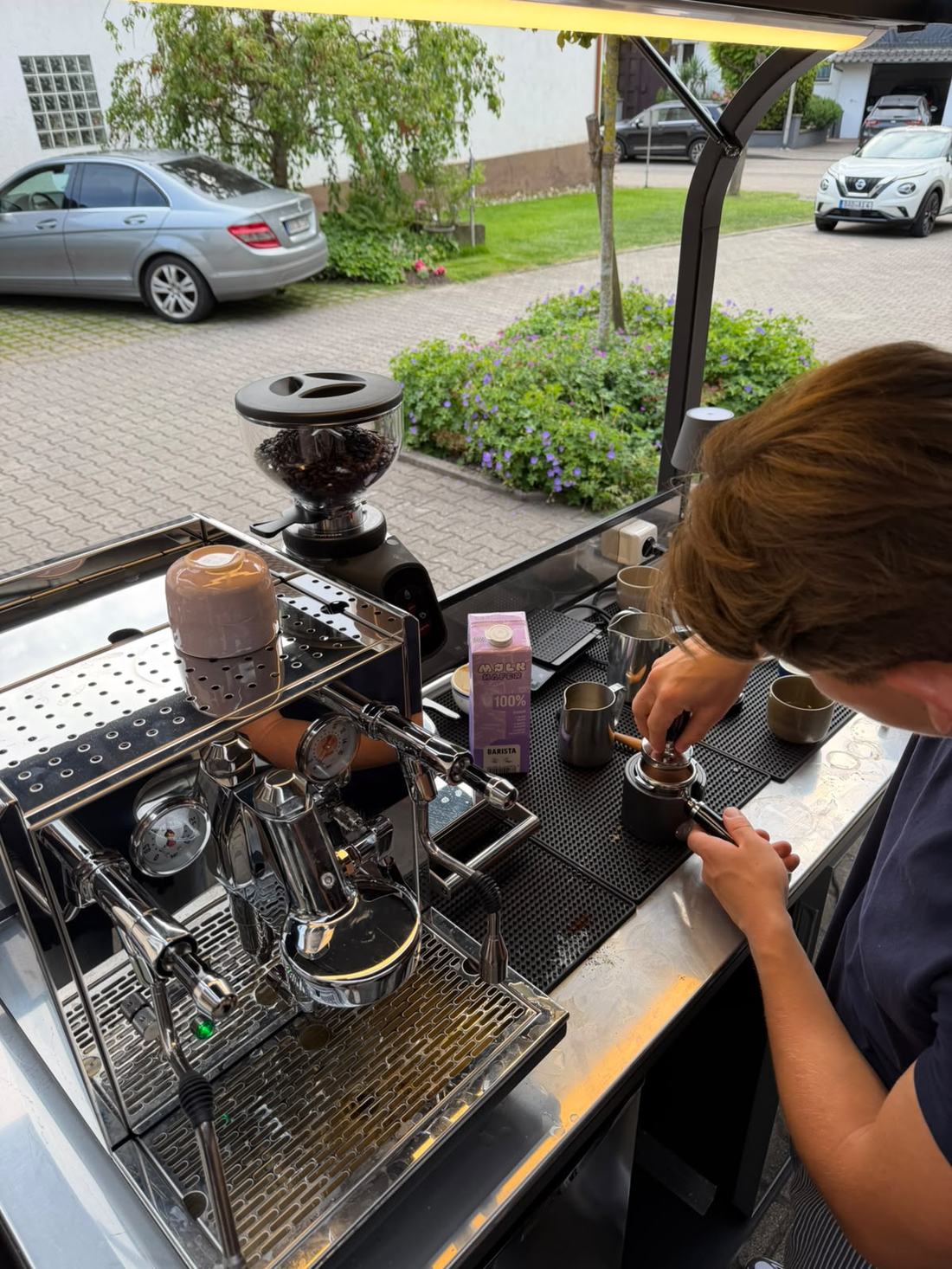 Kaffee wird frisch zubereitet